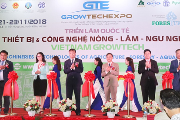 Triển lãm Vietnam Growtech 2018: Sàn giao dịch quốc tế lĩnh vực nông - lâm - ngư nghiệp